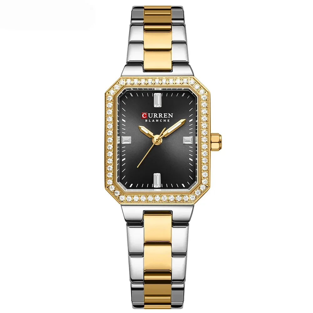 Relógio Aço Inoxidável Square