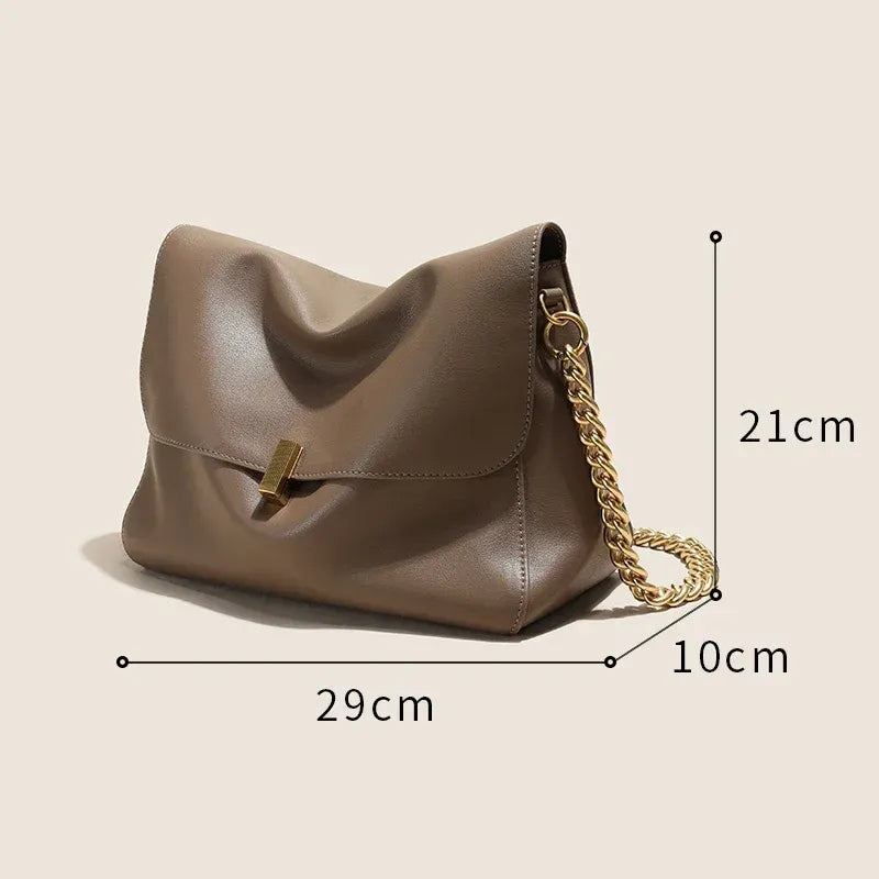 Bolsa de Ombro Couro Legítimo Viena