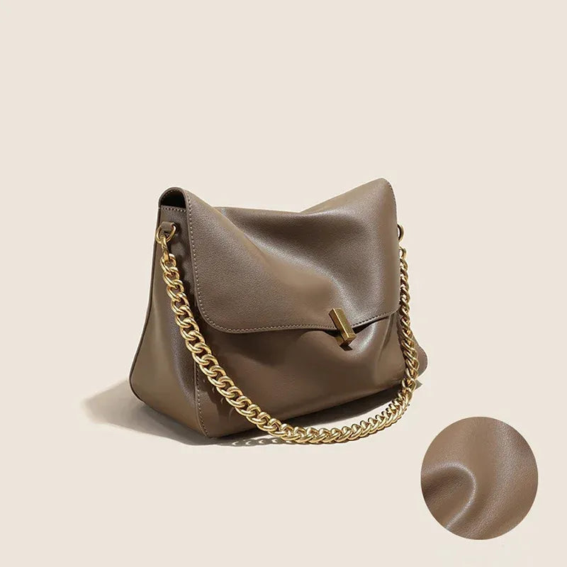 Bolsa de Ombro Couro Legítimo Viena