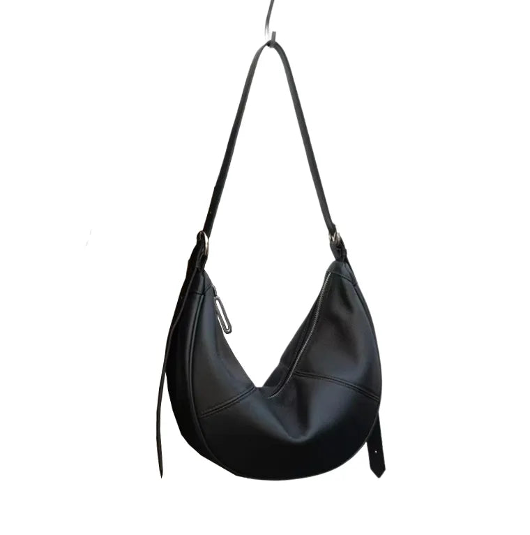 Bolsa de Ombro Hobo em Couro Túlia