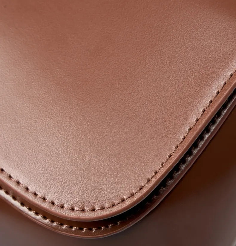 Bolsa Satchel em Couro Hush