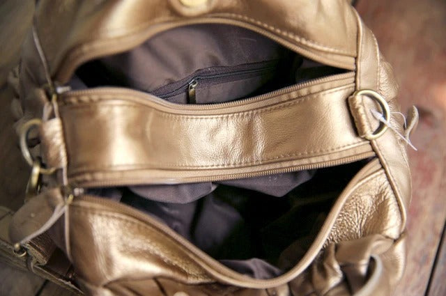 Bolsa em Couro Macio Mosaico