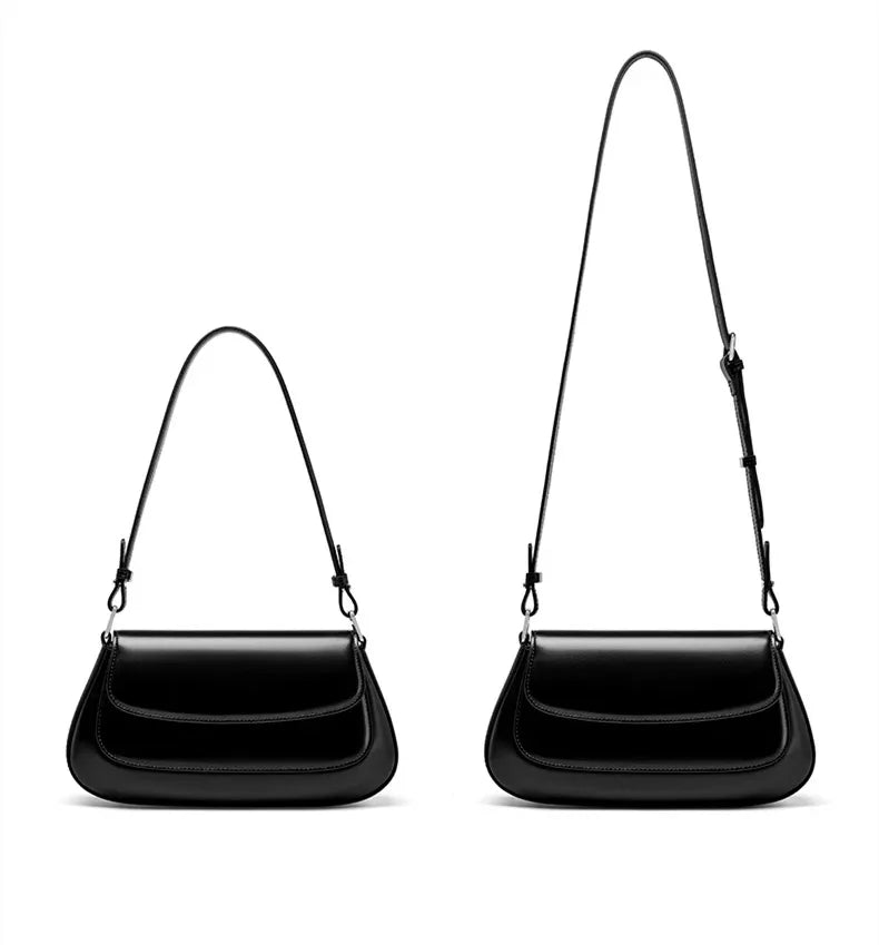 Bolsa Baguete em Couro Dállia