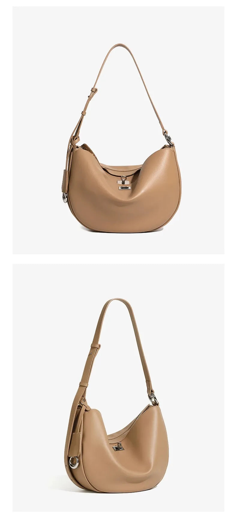 Bolsa de Ombro em Couro Verena