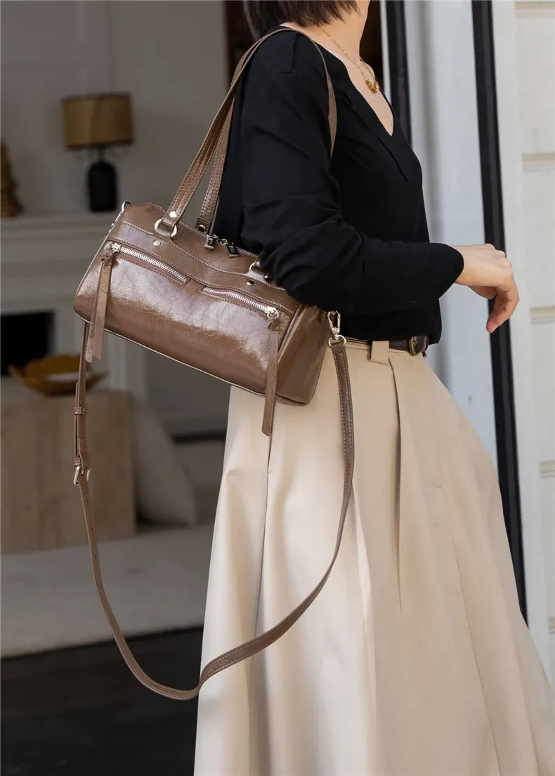 Bolsa de Ombro em Couro Margot