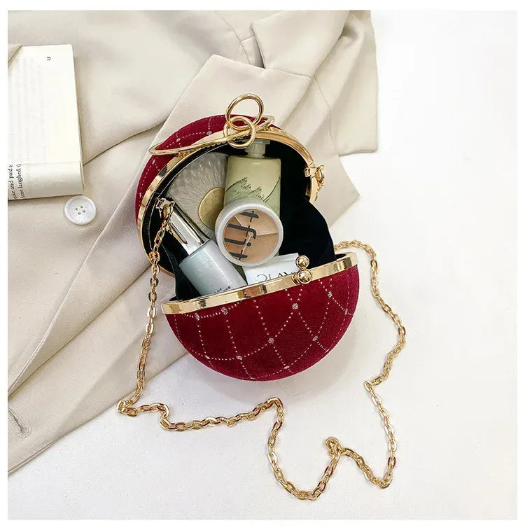 Bolsa de Mão Globo Velvet