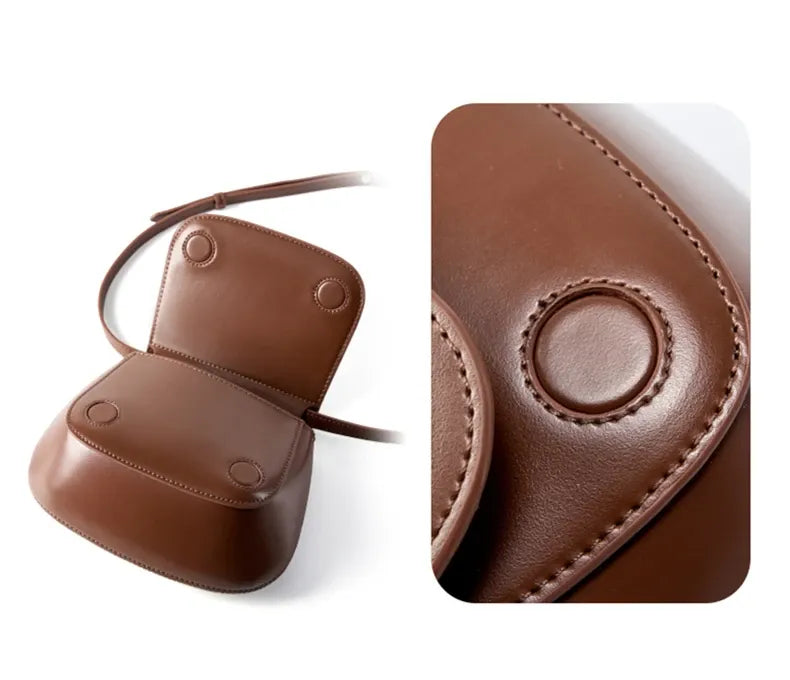 Bolsa Satchel em Couro Hush