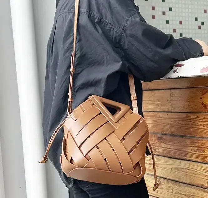 Bolsa de Ombro Couro Legítimo Lorena