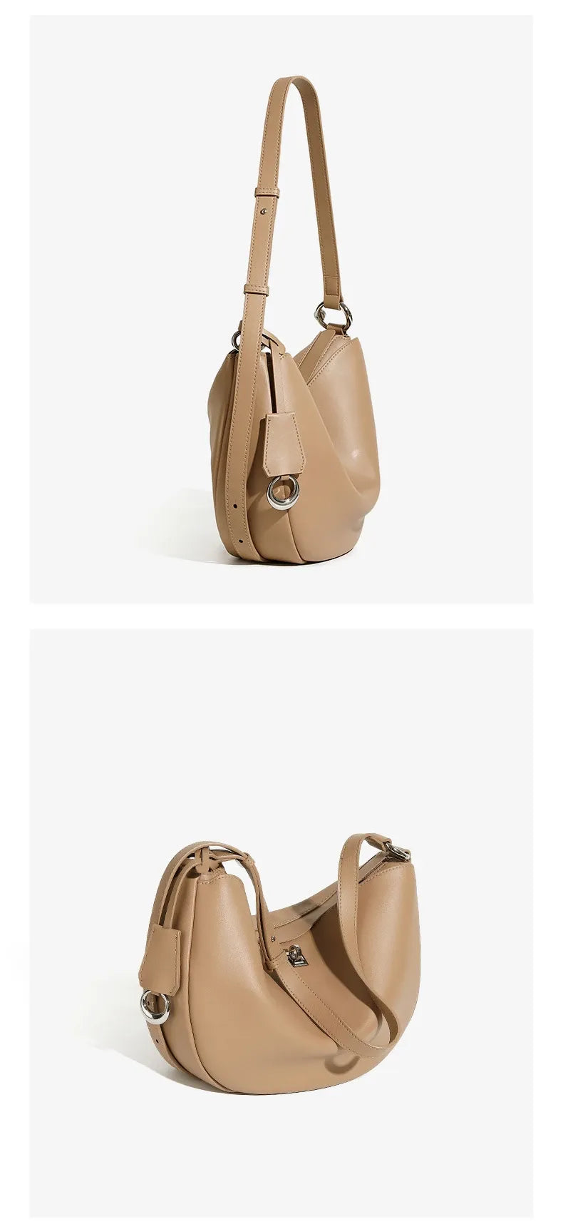 Bolsa de Ombro em Couro Verena