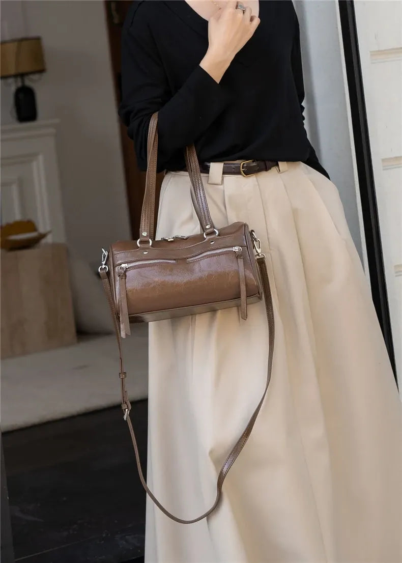 Bolsa de Ombro em Couro Margot