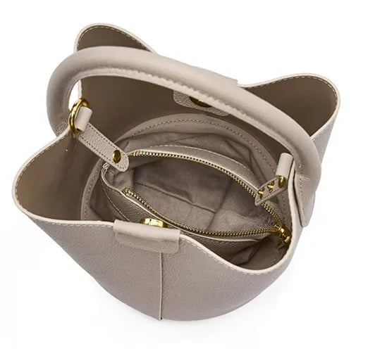 Bolsa Bucket Couro Legítimo Breeze