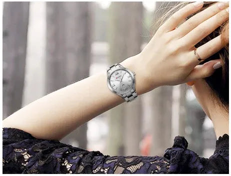 Relógio Aço Inoxidável Elegance