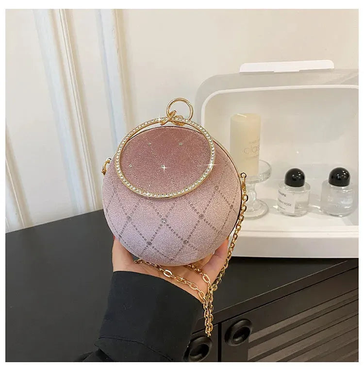 Bolsa de Mão Globo Velvet