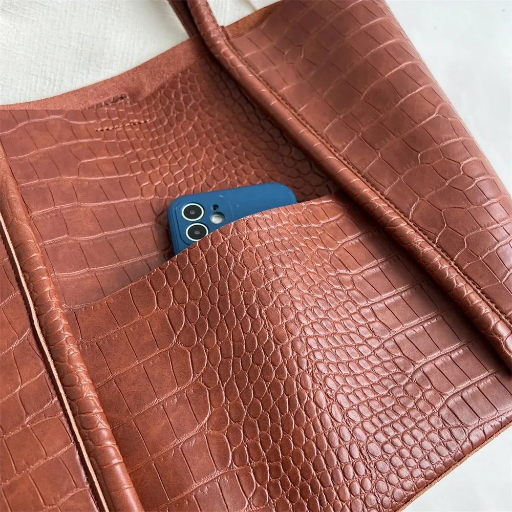 Bolsa Tote de Ombro Manhattan