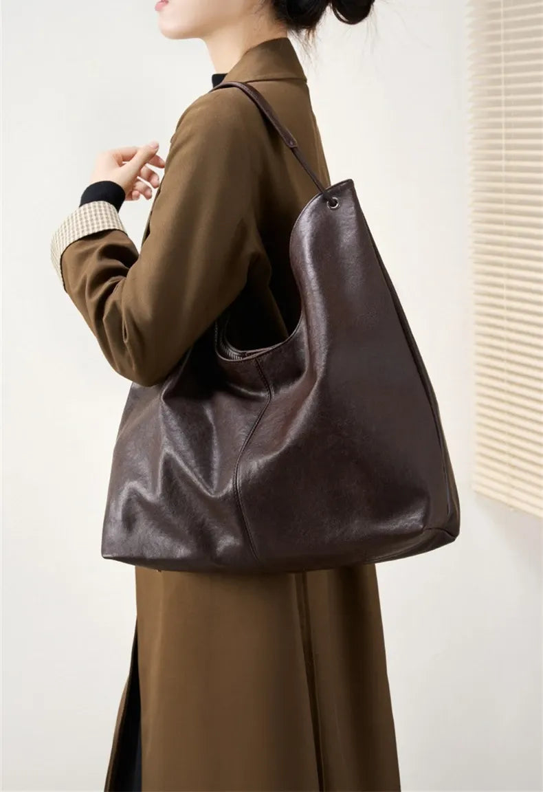 Bolsa Maxi em Couro Marion