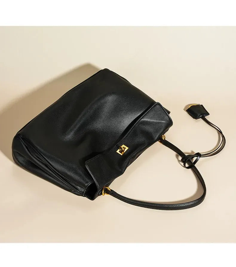 Bolsa Cassy de Ombro em Couro