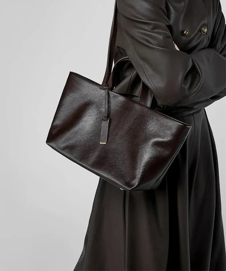 Bolsa Tote em couro Officer