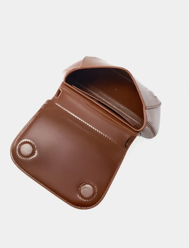 Bolsa Satchel em Couro Hush