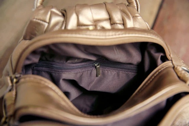 Bolsa em Couro Macio Mosaico