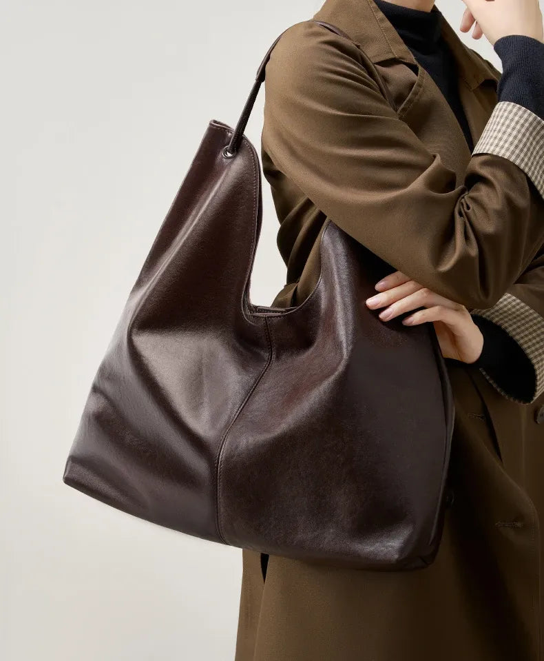 Bolsa Maxi em Couro Marion