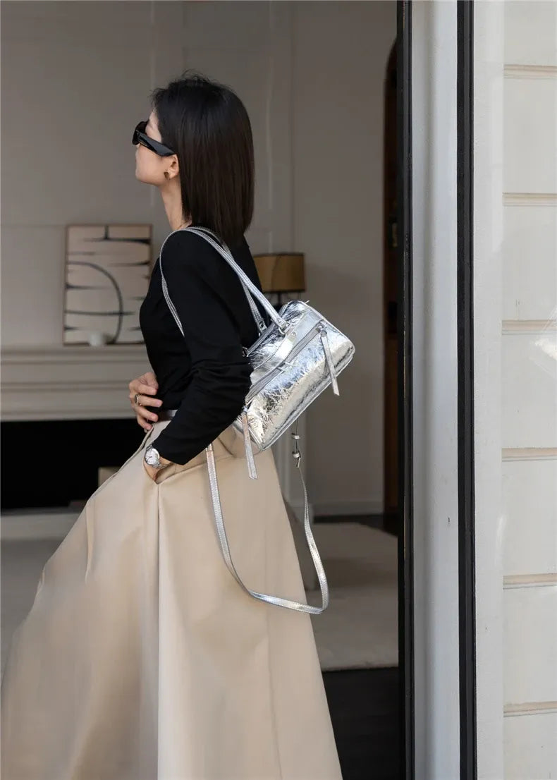 Bolsa de Ombro em Couro Margot