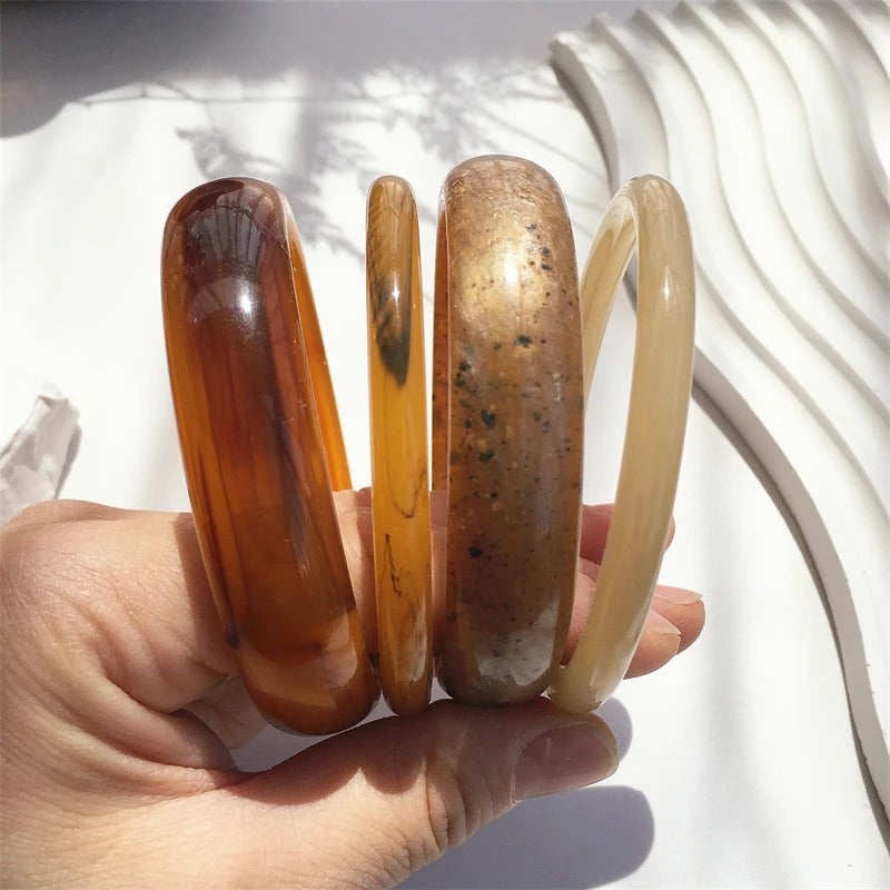 Conjunto Braceletes Mármore