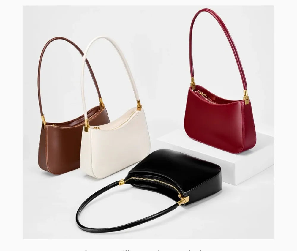 Bolsa de Ombro em Couro Nobreza