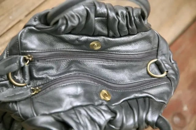 Bolsa em Couro Macio Mosaico