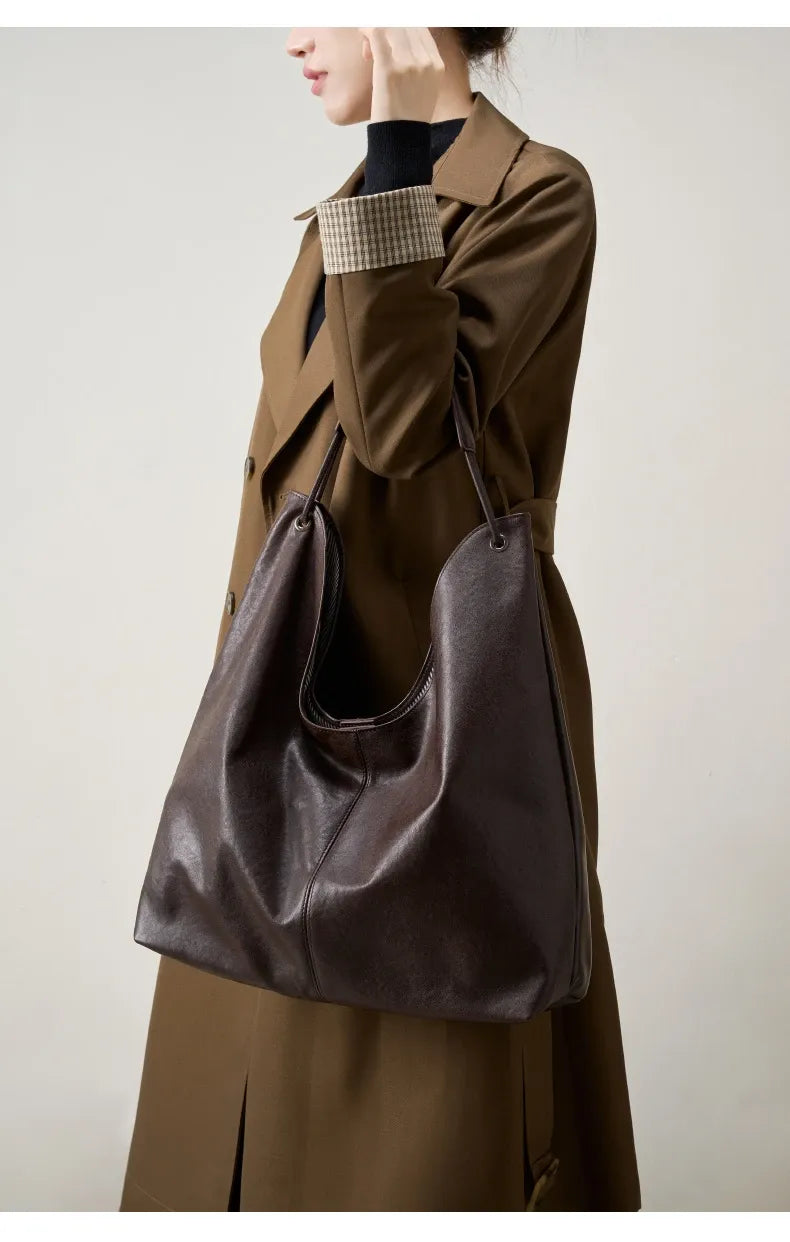 Bolsa Maxi em Couro Marion