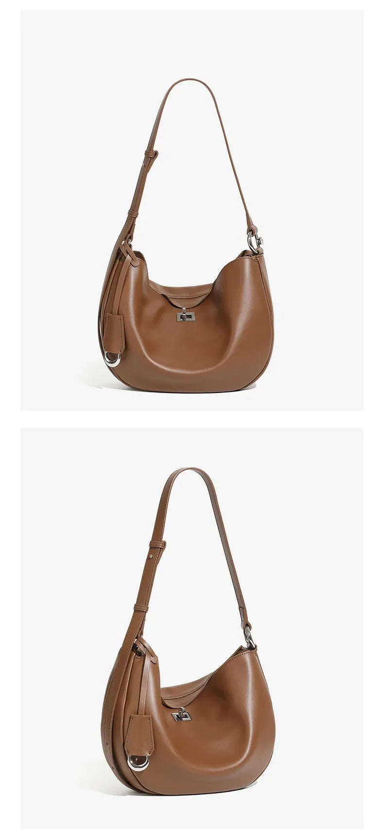 Bolsa de Ombro em Couro Verena