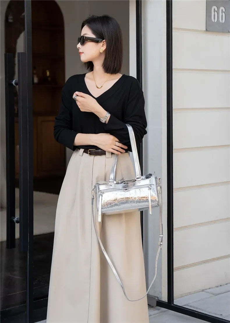 Bolsa de Ombro em Couro Margot