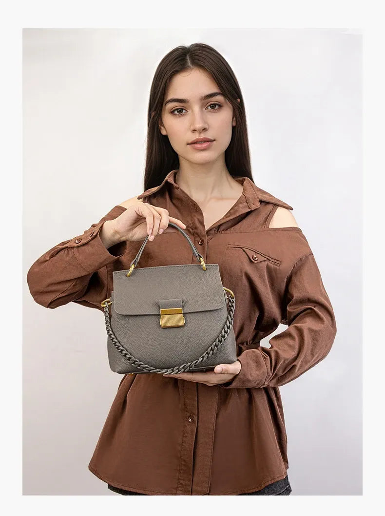 Bolsa Crossbody Couro Legítimo Angelina