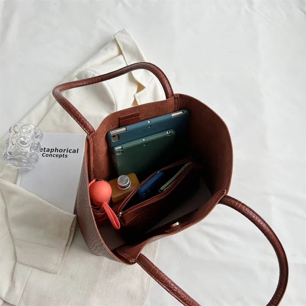 Bolsa Tote de Ombro Manhattan