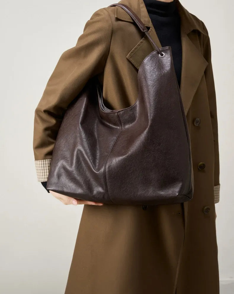 Bolsa Maxi em Couro Marion