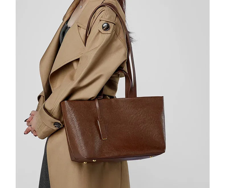 Bolsa Tote em couro Officer