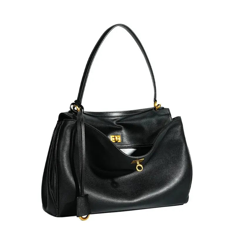 Bolsa Cassy de Ombro em Couro