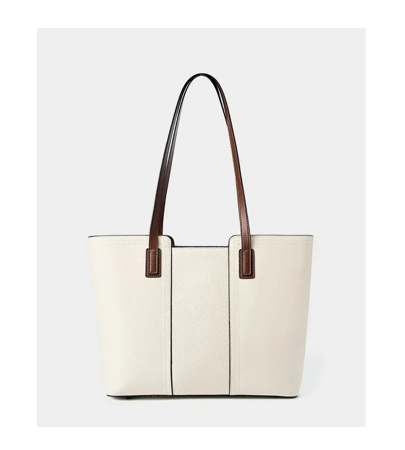 Bolsa Tote Clássica em Couro Brunei