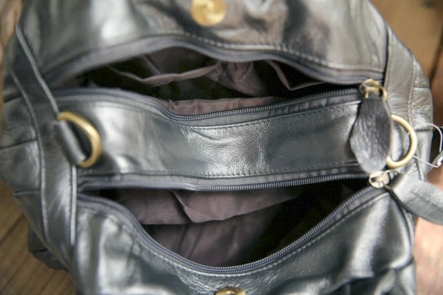 Bolsa em Couro Macio Mosaico