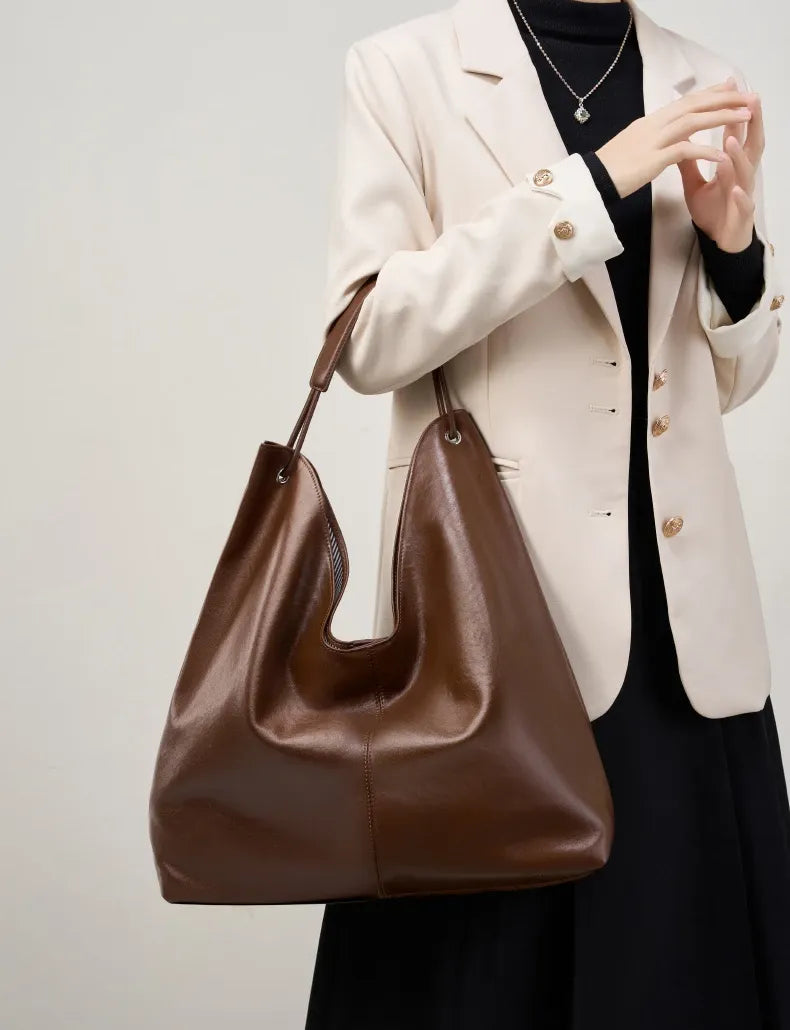 Bolsa Maxi em Couro Marion