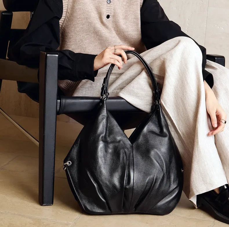 Bolsa Maxi em Couro Madeleine