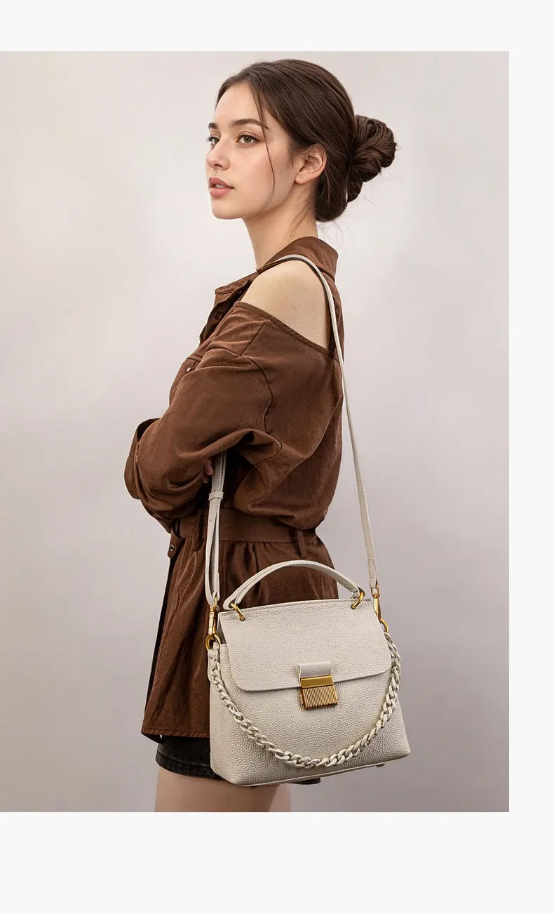 Bolsa Crossbody Couro Legítimo Angelina