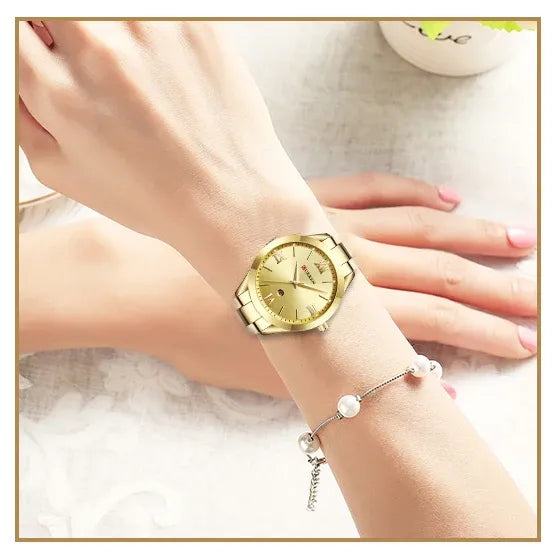 Relógio Aço Inoxidável Elegance