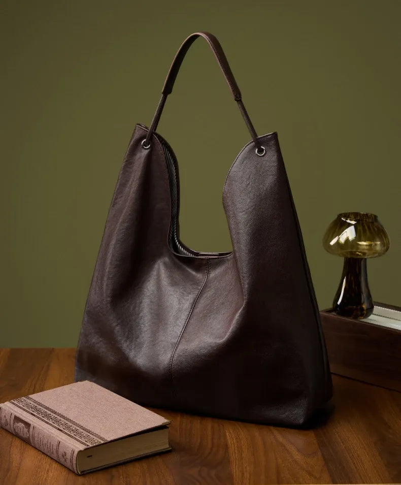 Bolsa Maxi em Couro Marion