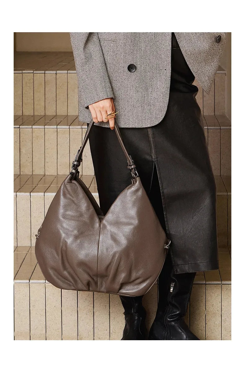 Bolsa Maxi em Couro Madeleine