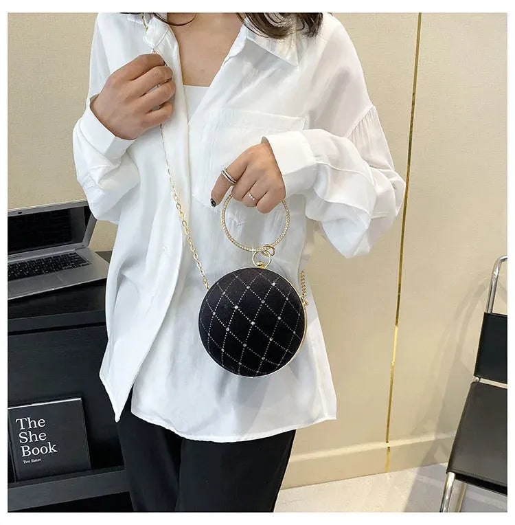 Bolsa de Mão Globo Velvet