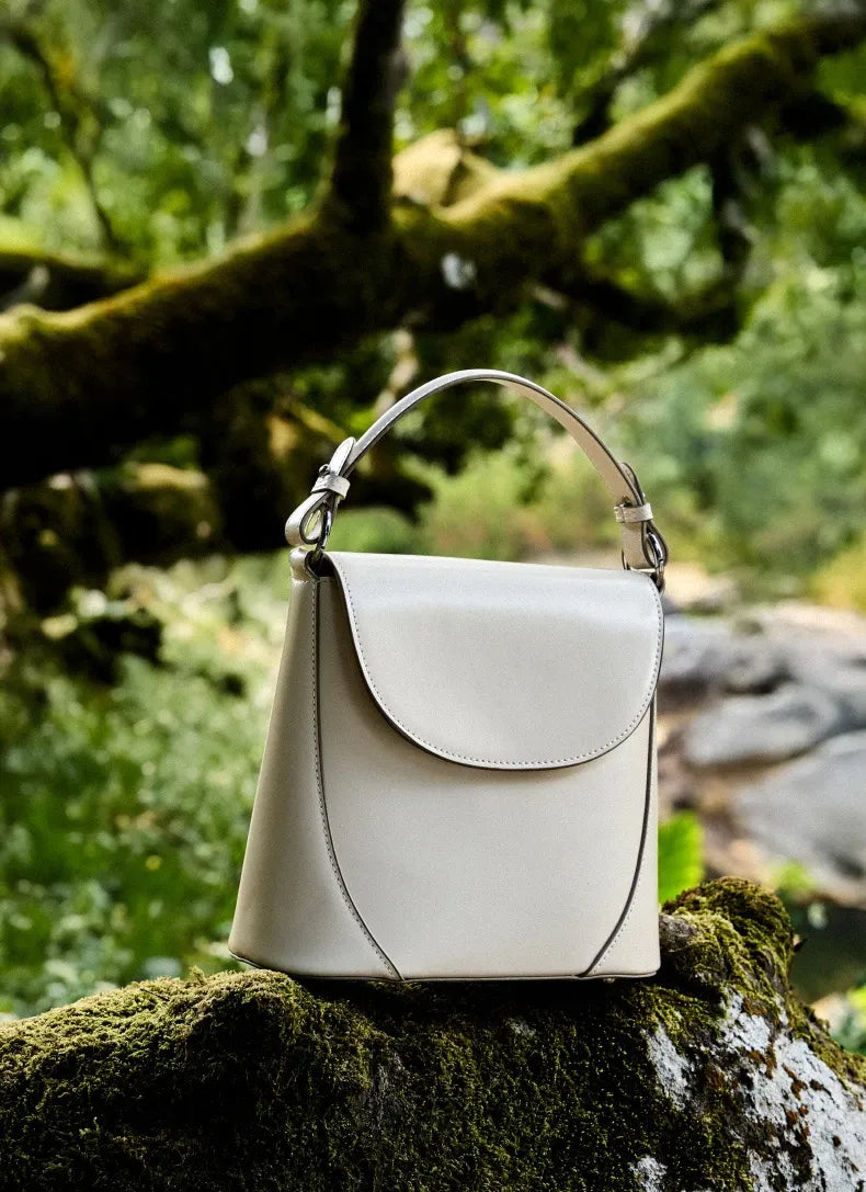 Bolsa Bucket Couro Legítimo Marbelle