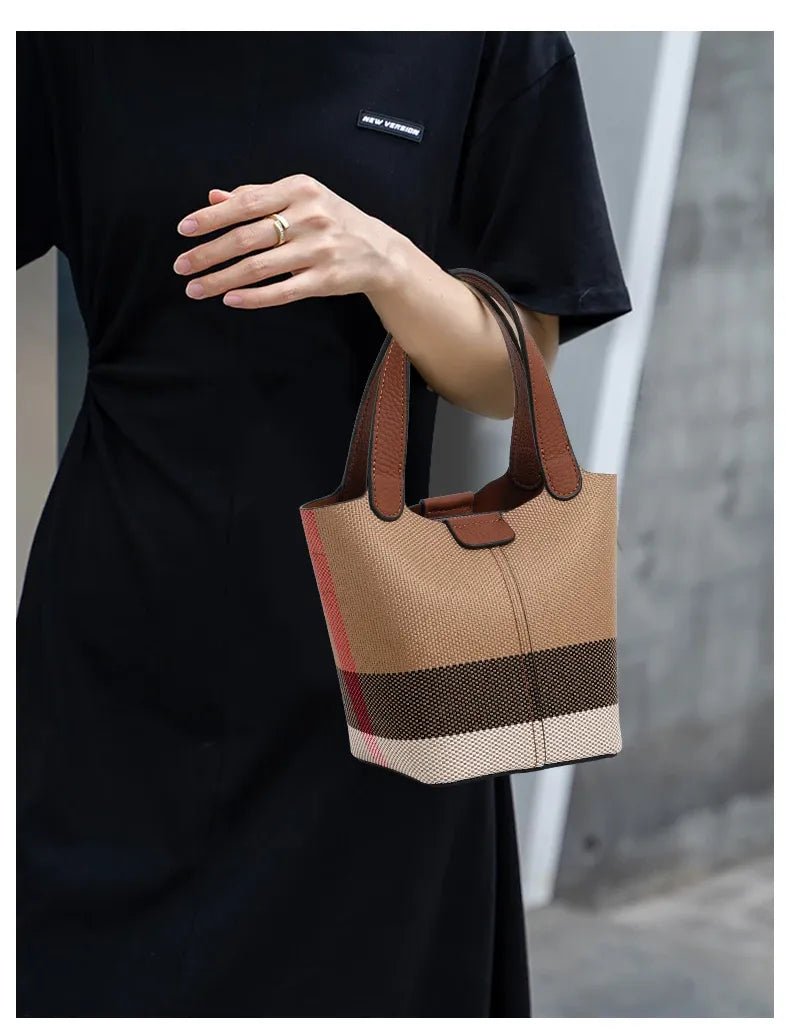 Bolsa Bucket Couro Legítimo Aberdeen