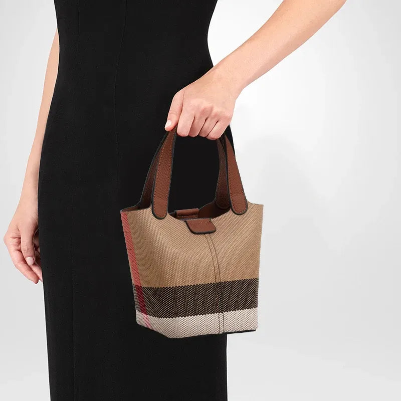 Bolsa Bucket Couro Legítimo Aberdeen