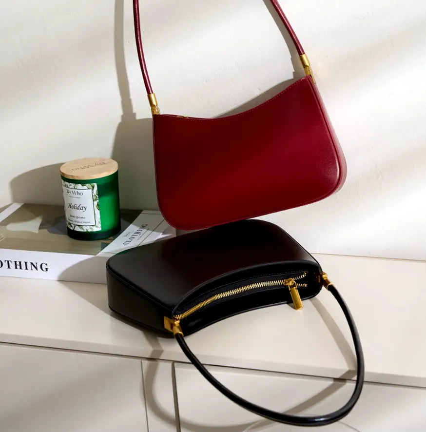 Bolsa de Ombro em Couro Nobreza