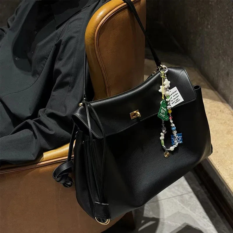 Bolsa Cassy de Ombro em Couro